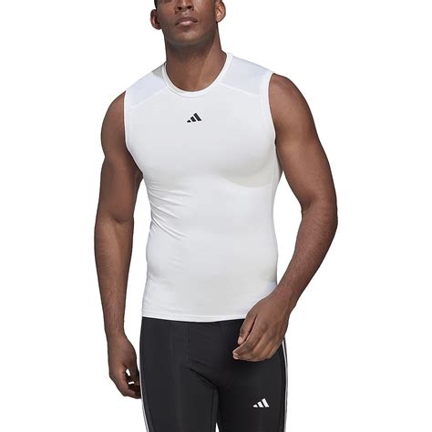 adidas Men's Training Techfit Sleeveless Baselayer Tee